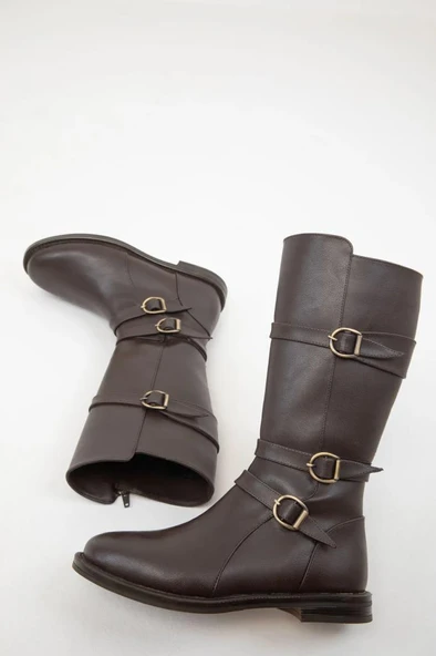 Papuçcity Mnrs 1565 Kadın Günlük Çizme Bot - Resim 11