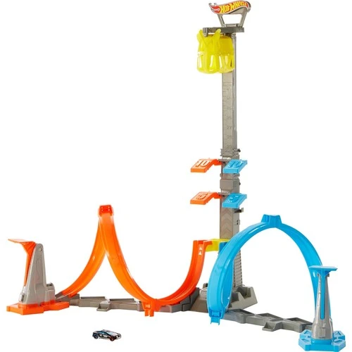 Hot Wheels Loop Launcher Dikey Uçuş Heyecanı Pist Seti GRW39 - Resim 4