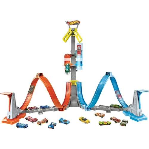 Hot Wheels Loop Launcher Dikey Uçuş Heyecanı Pist Seti GRW39 - Resim 5