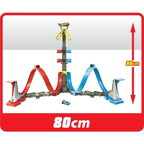 Hot Wheels Loop Launcher Dikey Uçuş Heyecanı Pist Seti GRW39 - Resim 6