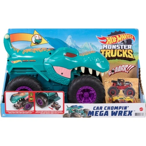 Hot Wheels Monster Trucks Araba Yiyen Mega Wrex GYL13 - Resim 7