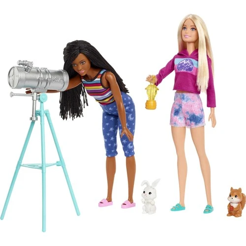 Barbie Malibu ve Brooklyn Kampta Oyun Seti HGC18 - Resim 5