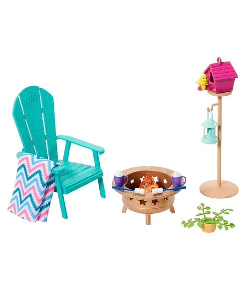 Barbie'nin Ev Dekorasyonu Oyun Setleri HJV32 HJV33 - Resim 2