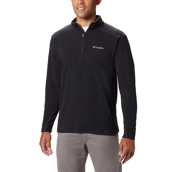 Columbia AM6558-010 Klamath Range II Half Zip Erkek Polar Sweat