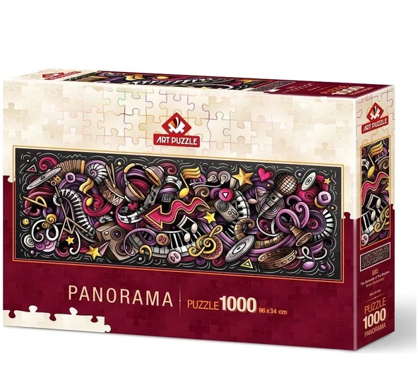 Art Puzzle Ritmin Elementleri 1000 Parça Panorama Puzzle ürün görseli 1