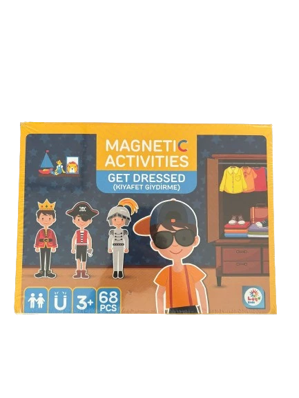 Laço Kids Manyetik Erkek Kıyafet Giydirme Aktivite Oyun Seti LC8540 ürün görseli