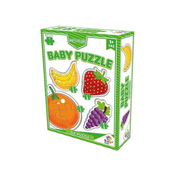 Laço Kids Baby Bebek Puzzle Meyveler Seti 4'lü LC7227 ürün görseli 1