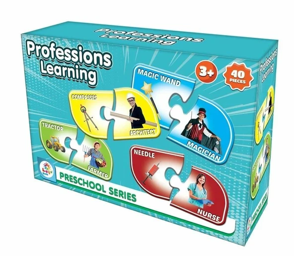 Laço Kids Resimli İngilizce Eğitici Meslekleri Öğreniyorum 40 Parça ürün görseli