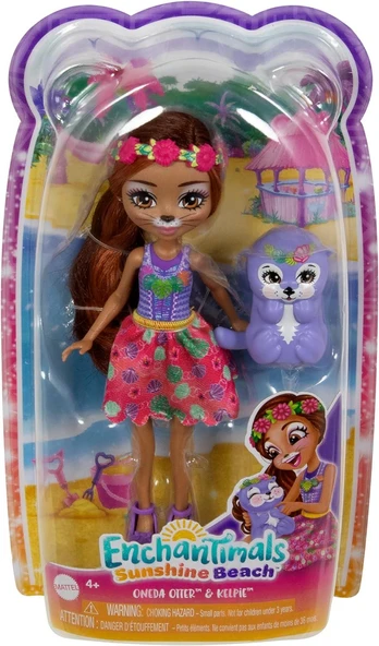 Enchantimals Karakter Bebekler FNH22 HXB98 Oneda Otter & Kelpie ürün görseli