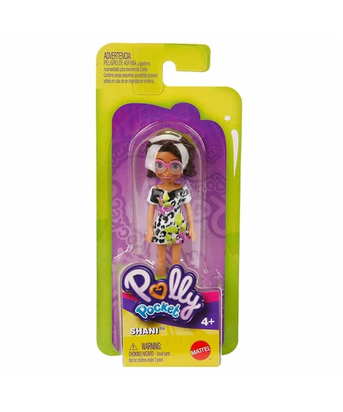Polly Pocket ve Arkadaşları Figür FWY19 GKL29 Shani Siyah Beyaz Elbise ürün görseli 1
