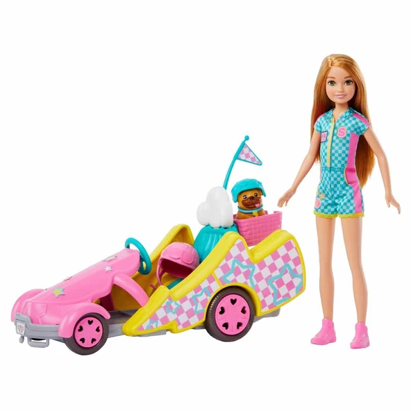 Barbie Stacie ve Go Kart Arabası HRM08 ürün görseli 1