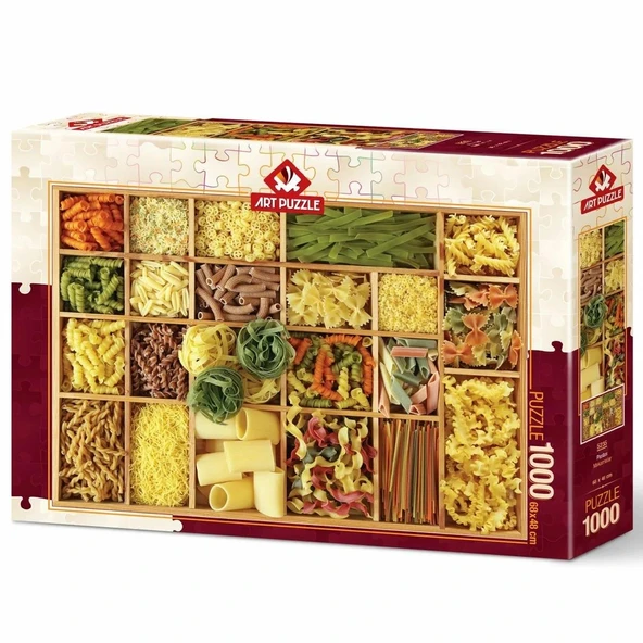 Art Puzzle Makarnalar 1000 Parça Puzzle ürün görseli 1