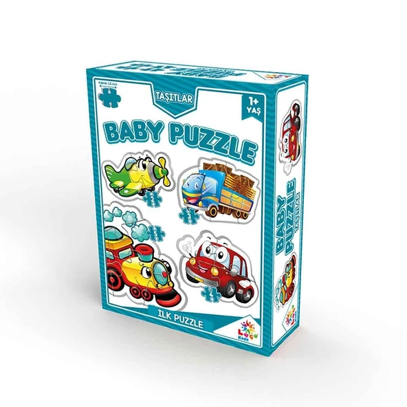 Laço Kids Baby Bebek Puzzle Taşıtlar Seti 4'lü LC7226 ürün görseli 1