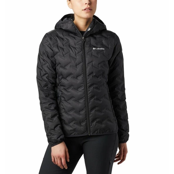 Columbia WK0260-010 Delta Ridge Down Hooded Jacket Kadın Mont