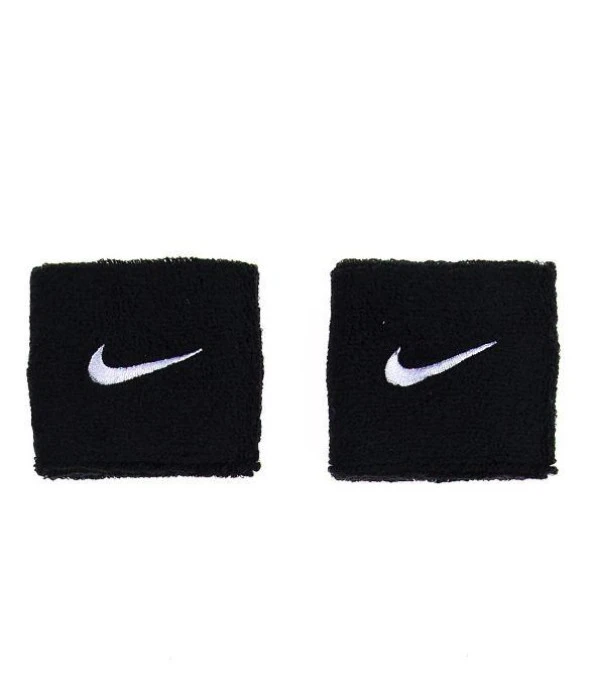 N.NN.04.010.OS Swoosh Wristbands Bileklik Siyah