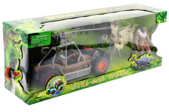 Dinozor Avcısı Buggyli  Oyun Seti - 3