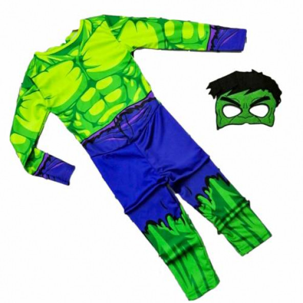 Pijamaskeliler Hulk Yeşil Dev Adam Çocuk Kostüm
