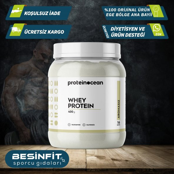 ProteinOcean Whey Protein 400 Gram (16 servis) (( KALİTE )) - 2