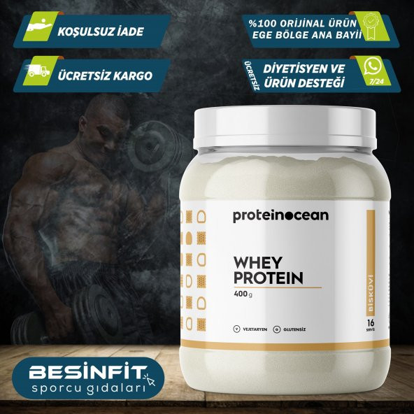 ProteinOcean Whey Protein 400 Gram (16 servis) (( KALİTE )) - 3