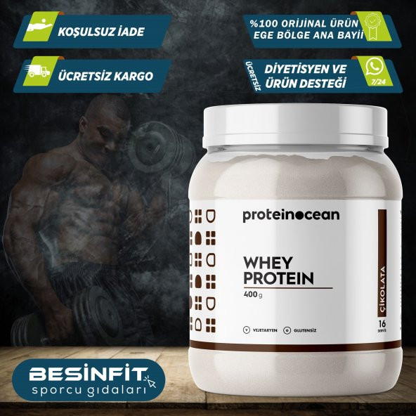 ProteinOcean Whey Protein 400 Gram (16 servis) (( KALİTE )) - 5