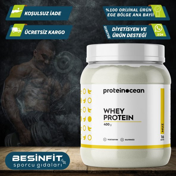 ProteinOcean Whey Protein 400 Gram (16 servis) (( KALİTE )) - 7