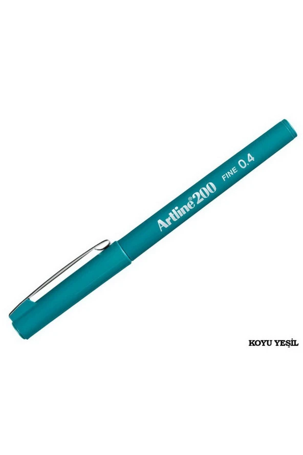 Artline Fineliner 0.4 MM Koyu Yeşil EK-200N