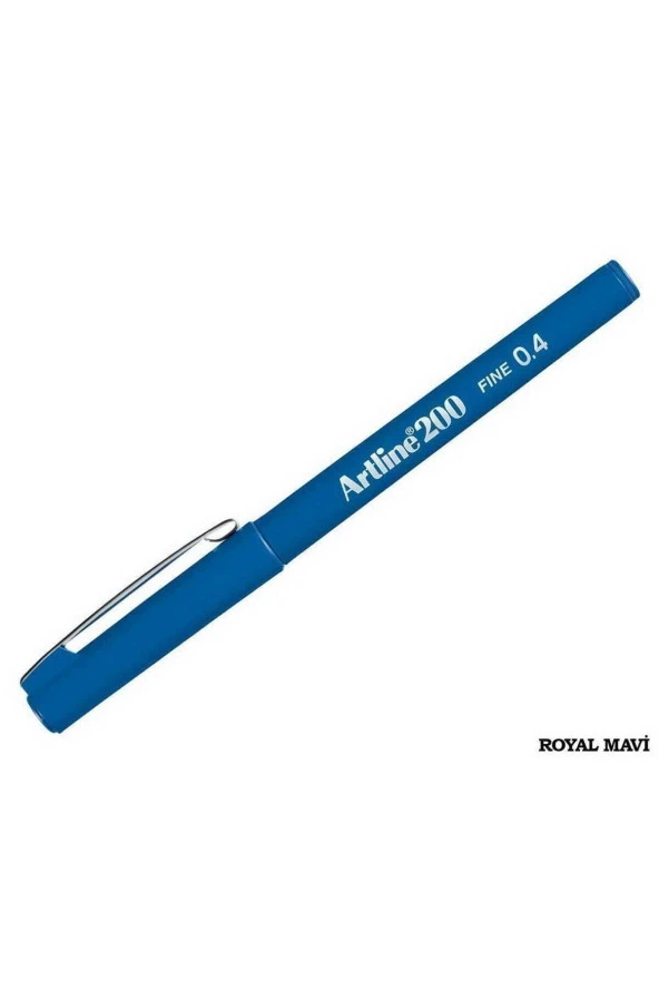 Artline Fineliner 0.4 MM Koyu Royal Mavi EK-200N