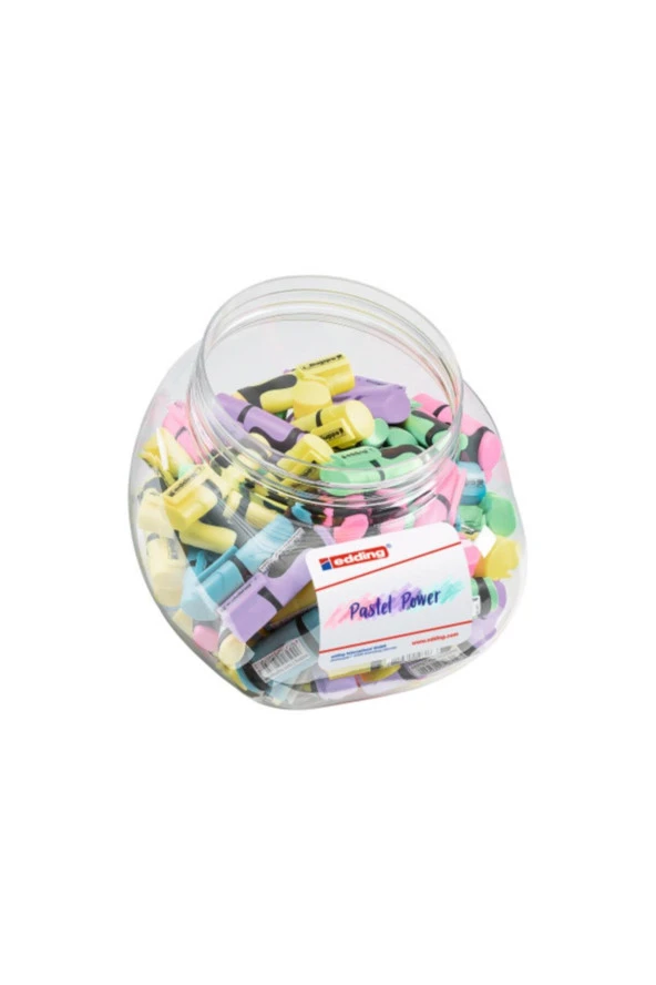 Edding Fosforlu Kalem Mini 100 LÜ Pastel Renkler 52.211