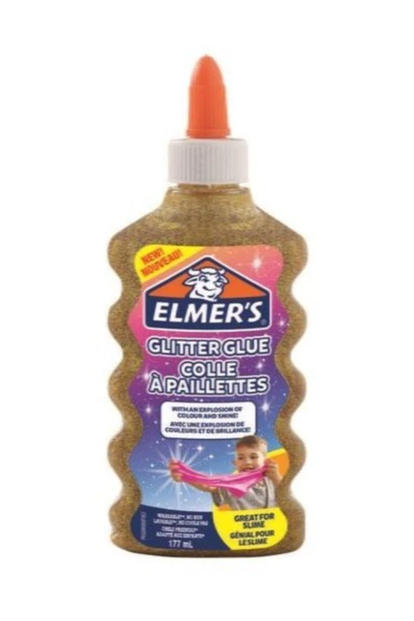Elmer's Simli Slime Yapıştırıcı 177 ml Altın