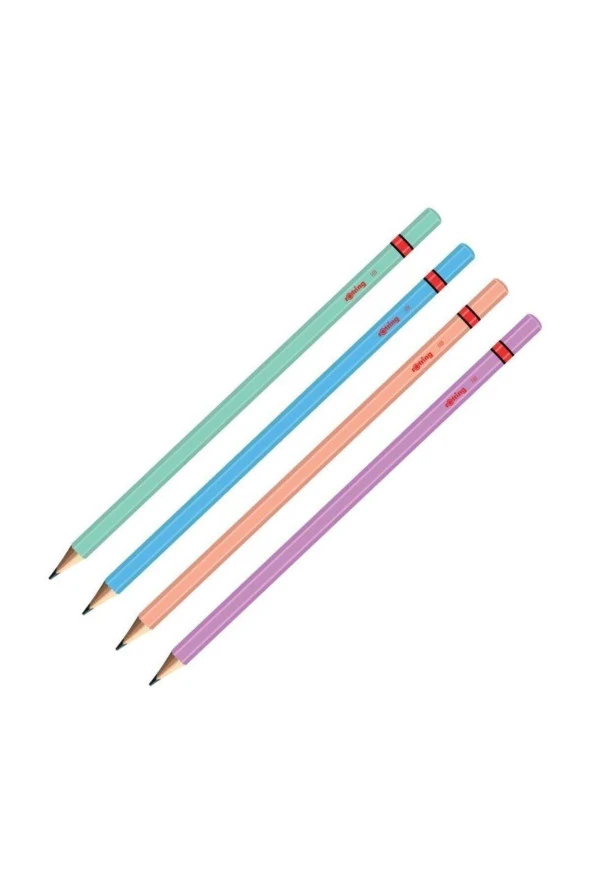 Rotring Kurşun Kalem Metalik 2090067 (1 Kutu 72 Adet) - 2