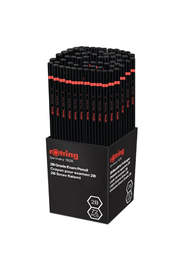Rotring Kurşun Kalem Sınav 2B 72 Adet