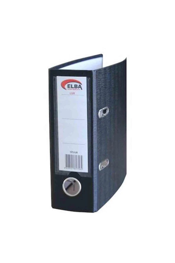 Elba Telgraf Klasör Plastik Lüx Geniş Siyah ürün görseli