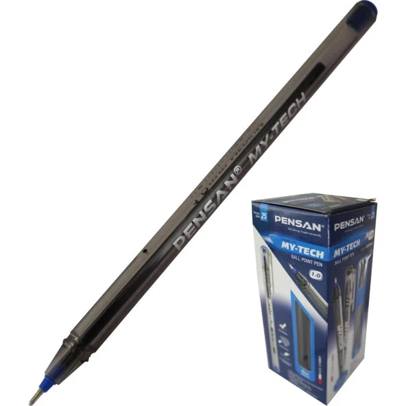 Pensan Tükenmez Kalem My-Tech 1.0 MM İğne Uç Mavi 2250