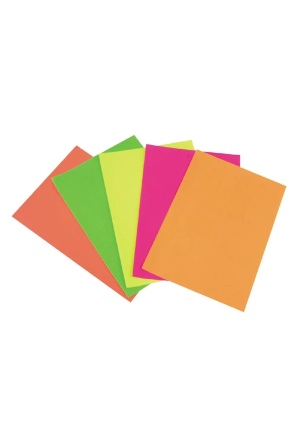 Lino Elişi Kağıdı Fosforlu 5 Renk 10 LU 20x30 CM PP-016