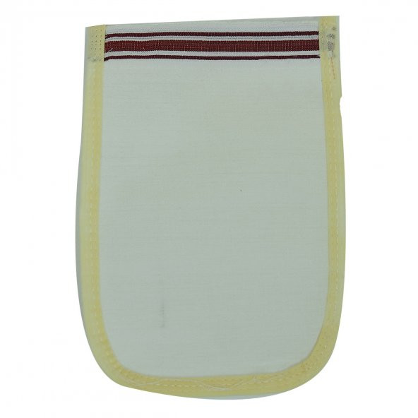 İpek Sırt ve Vücut Kesesi Beyaz 16x25 - 3