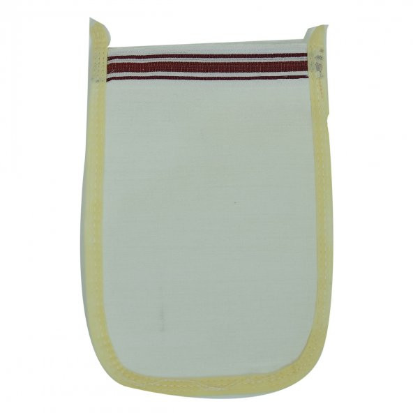 İpek Sırt ve Vücut Kesesi Beyaz 16x25 - 5