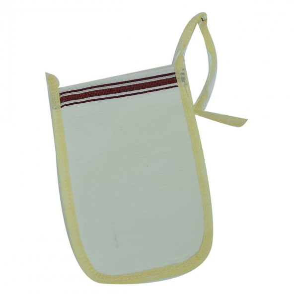 LokmanAVM İpek Sırt ve Vücut Kesesi Beyaz 16x25 - 4