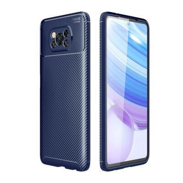 Xiaomi Poco X3 Kılıf Elden Kaymaz Kamera Korumalı Kılıf - 3