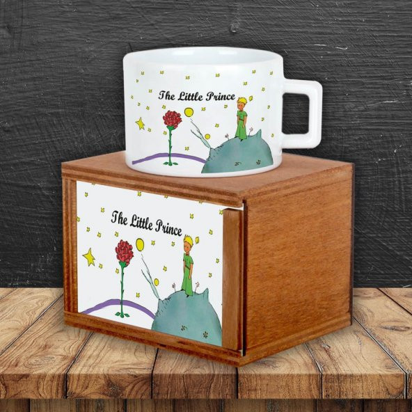 Küçük Prens Büyük Boy Yastık Küçük Prens Kutulu Kupa Hediye Seti - 2