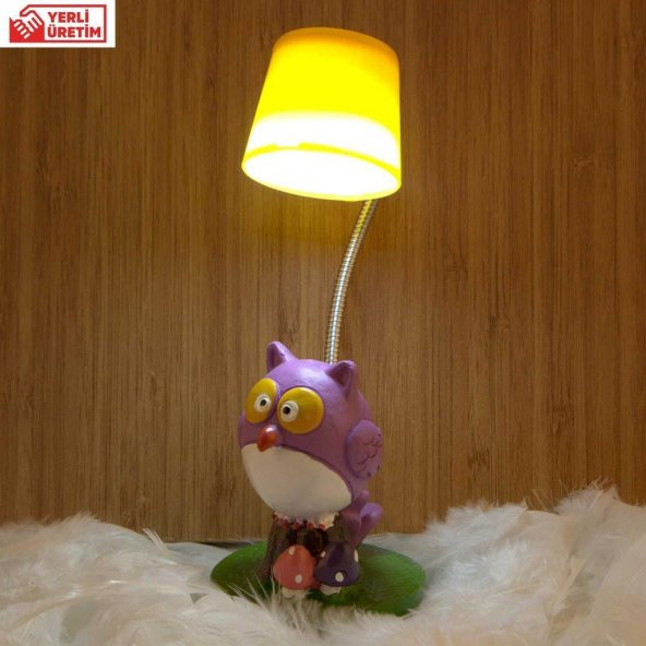 Aşık Baykuşlar Hediye Seti Baykuş Kutulu Kupa Baykuş Işıklı Biblo - 3