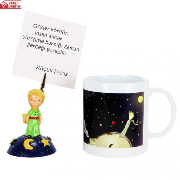 Küçük Prens Biblo Notluk Küçük Prens   Kupa Hediye Seti