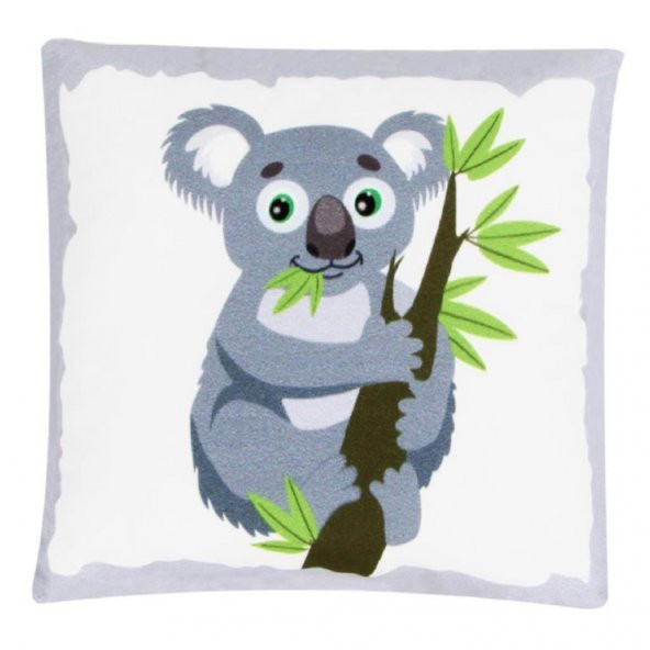 Koala Puf Yastık Seni Seviyorum Ahşap Doğal Kutulu Kupa Sevgiliye Hediye Seti - 2