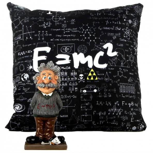 Einstein Biblo Yastık Hediye Seti