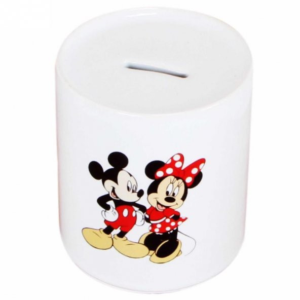 Mickey Mouse Minnie Mouse Biblolu Kalemlik Mickey Minnie Kumbara Hediye Seti - 2