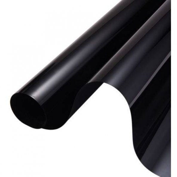 ÇİZİLMEZ Orta Siyah Cam Filmi 100 Cm X 5 Metre Yüzde 20 Ton 2 Numara - 4