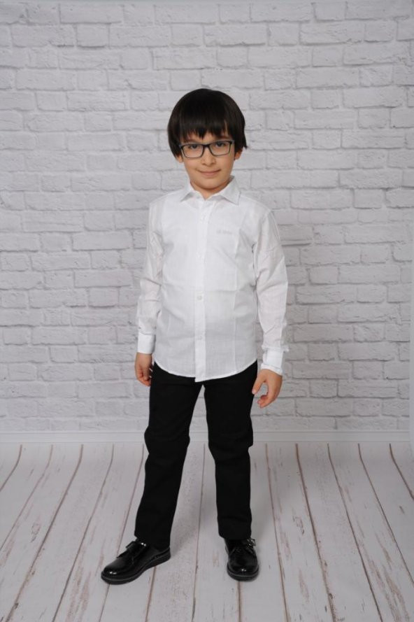 KETEN ÇOCUK UZUNKOL GÖMLEK - 2