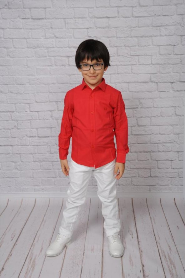 KETEN ÇOCUK UZUNKOL GÖMLEK - 3