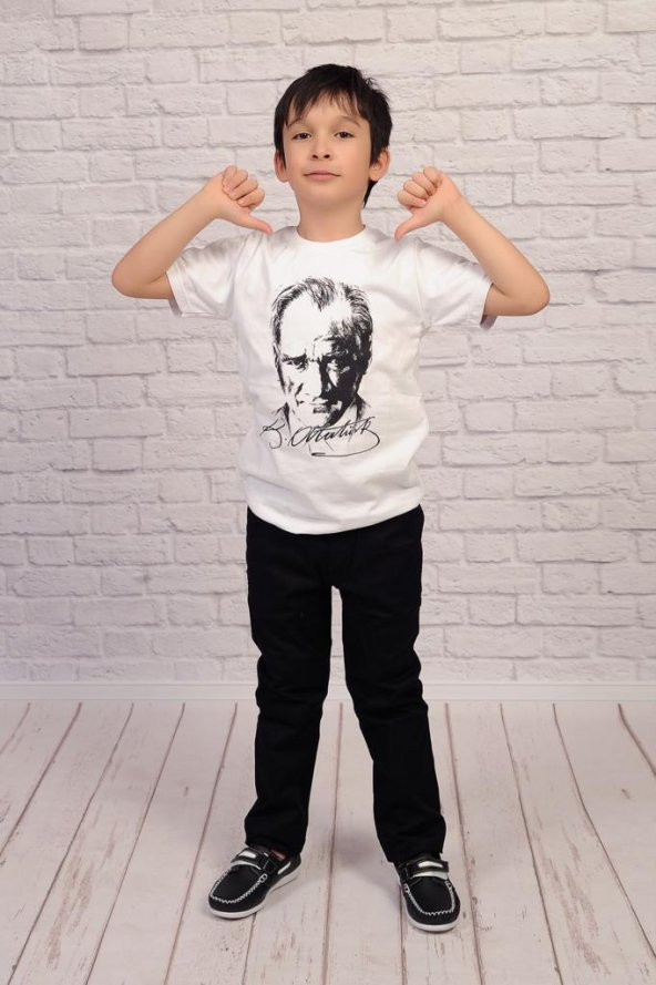 Atatürk Baskılı Tişört Her Renk - 2