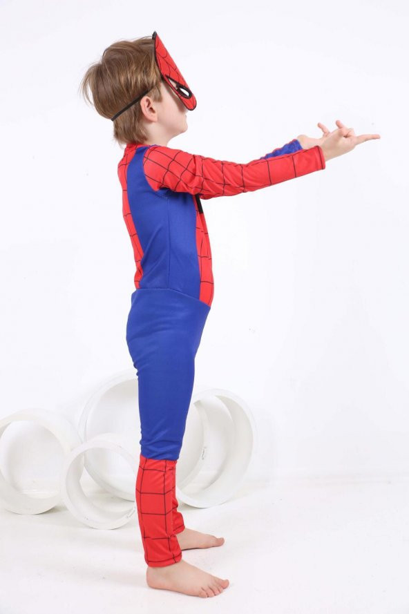 Spiderman Kostüm - Örümcek Adam Çocuk Kostümü - Örümcek - 3