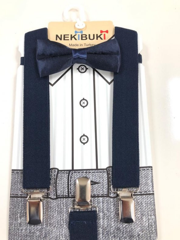 Pantolon askısı ve papyon takım - 12